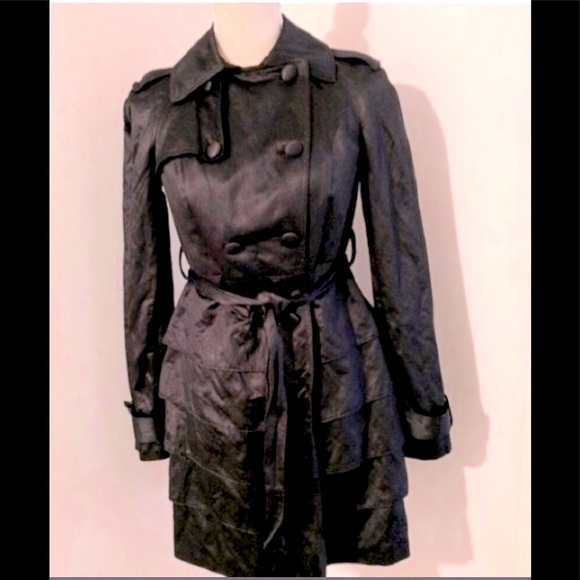 INTERNATIONAL CONCEPTS LIGHTWEIGHT LONG-LINED BELTED SILKY JACKET - Picture 2 of 10